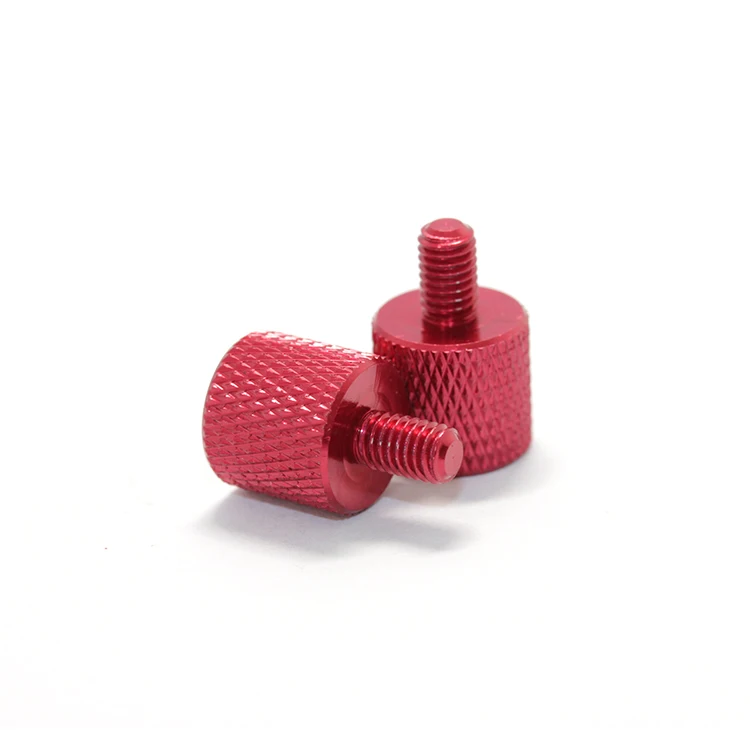 100  pieces  China Customized Brass Stainless Steel Knurled Thumb Screw M12 M10 M8 M6 M5 M4 M3 M2 Aluminum Thumb Screw