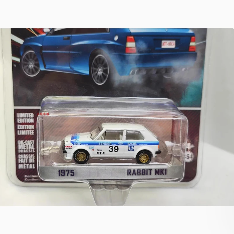 GreenLight 1:64 Scale 1975 Rabbit Mk1 Alloy Simulated Car Model Classic Adult Souvenir Gift Static Display