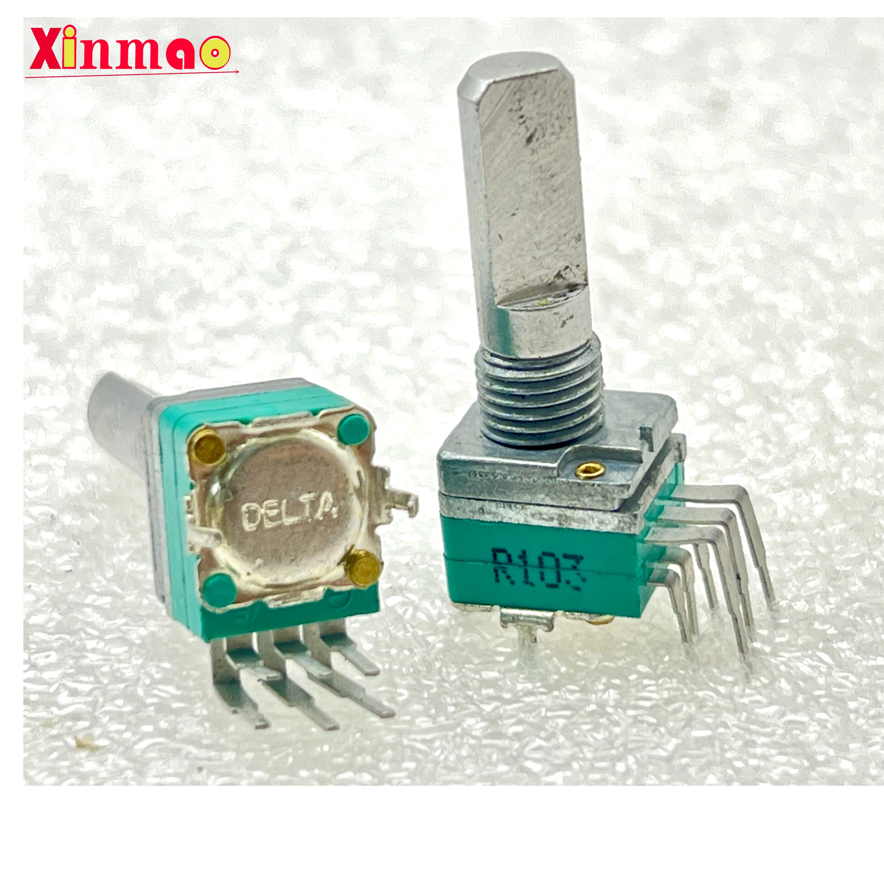 RK097 precision potentiometer dual 6-pin R10K shaft length 20MM