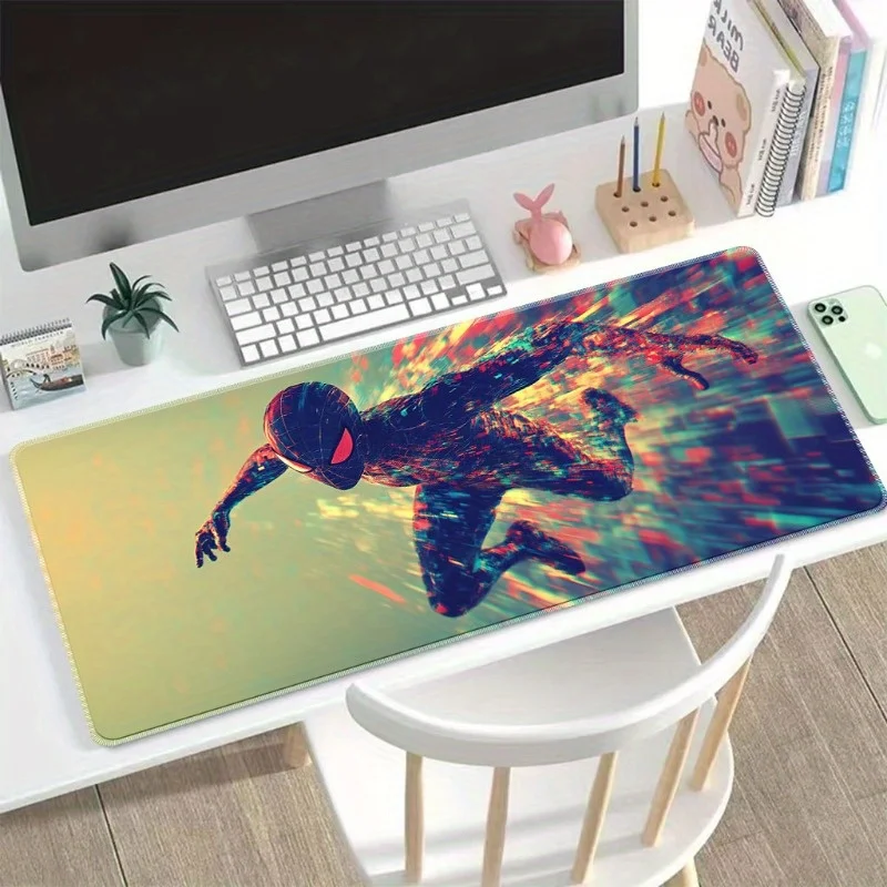 

[Authorized] Marvel Spiderman Gaming Mouse Pad - Large Extended Keyboard & Mouse Mat with Vibrant Superhero Design, Durable Offi
