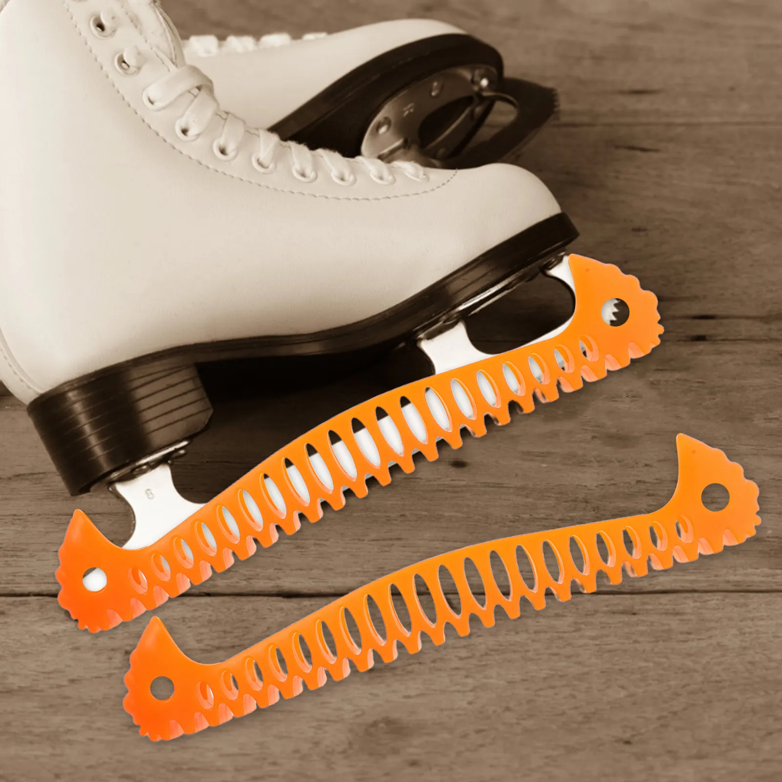 

2 шт. Защитные чехлы для лезвий коньков, аксессуары для фигурного катания и хоккея, мягкие, легкие, семейные