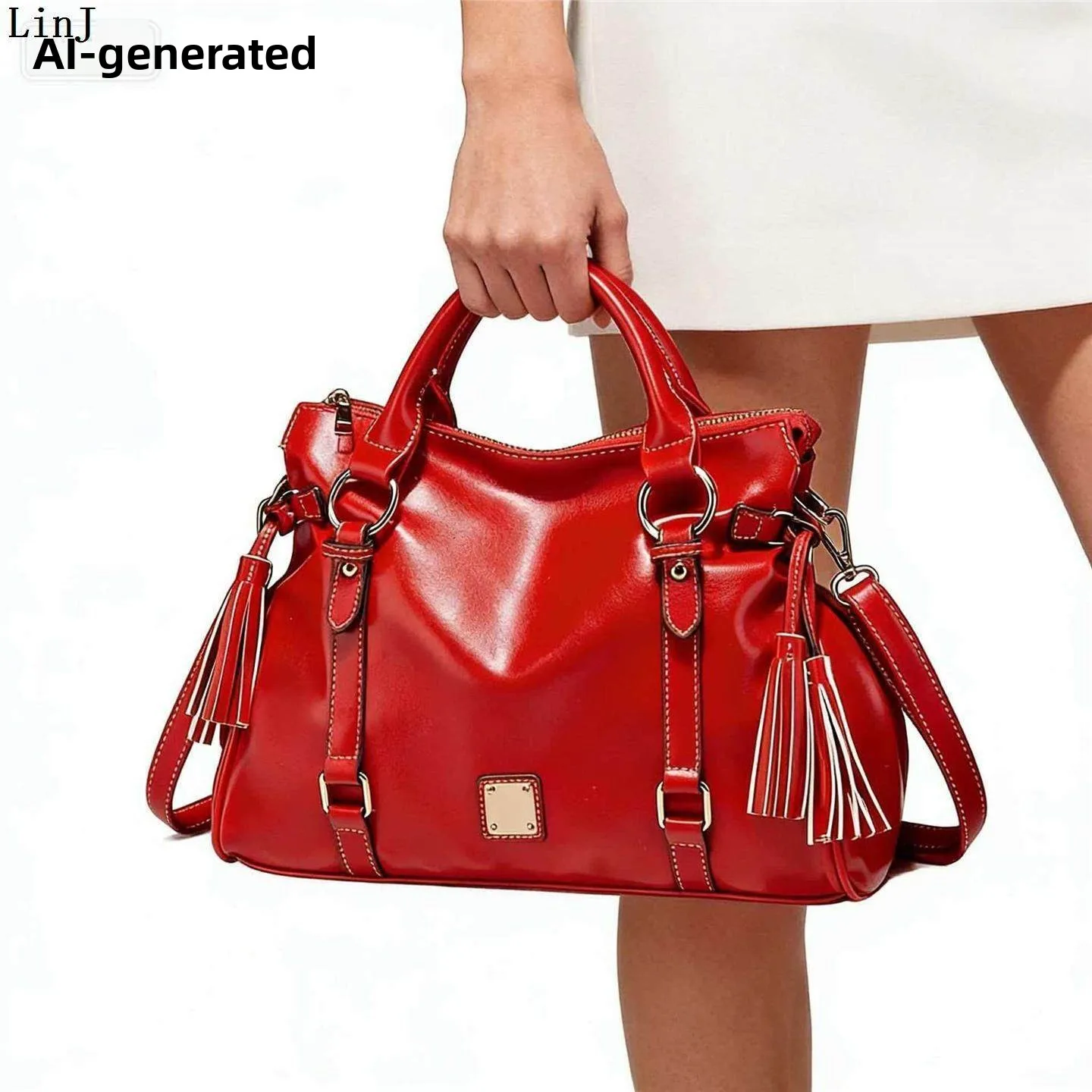 

Сумка LinJ Retro Soft Touch, женская сумка для поездок на работу, сумка через плечо, большая вместительная женская сумка, повседневная сумка