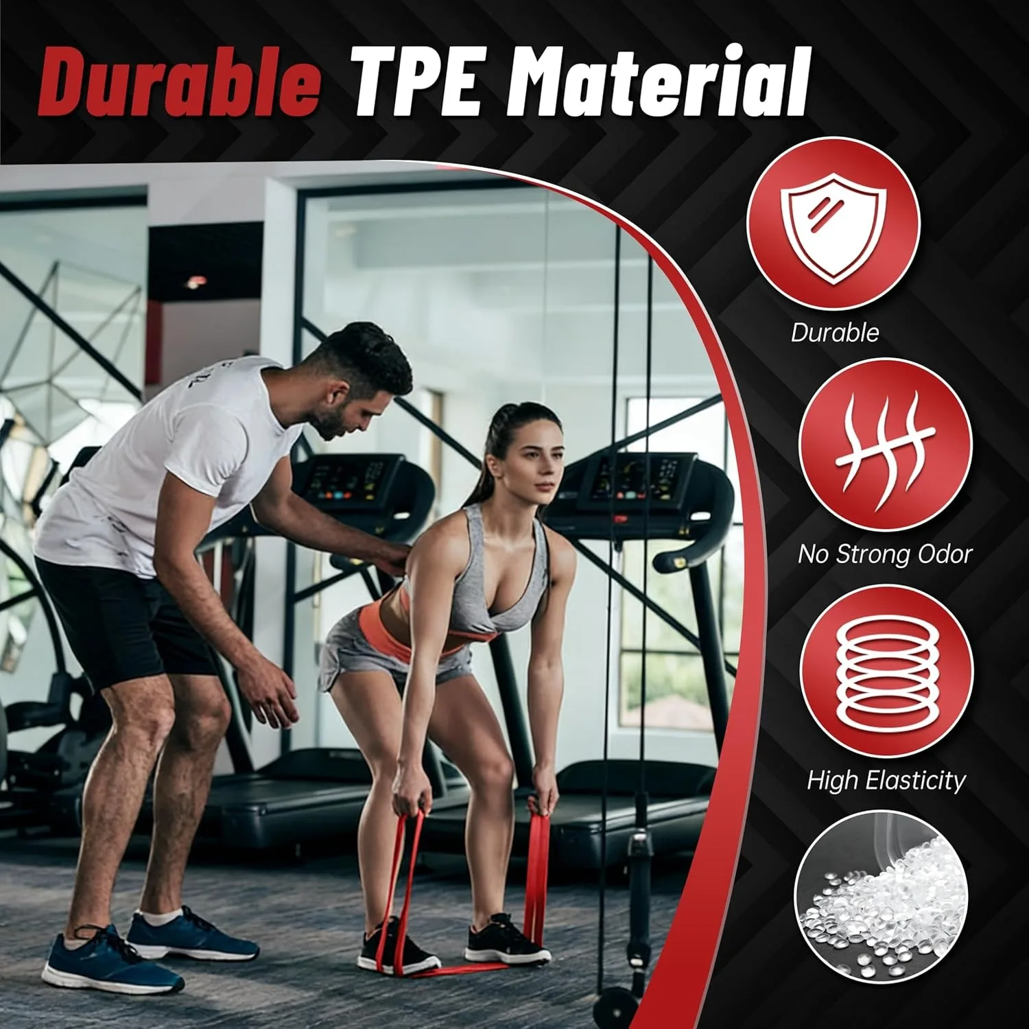 Resistance Bands for Working Out, 7-Level Pull Up Assistance Bands, Exercise Bands for Women & Men, Stretch Workout Bands for Fu
