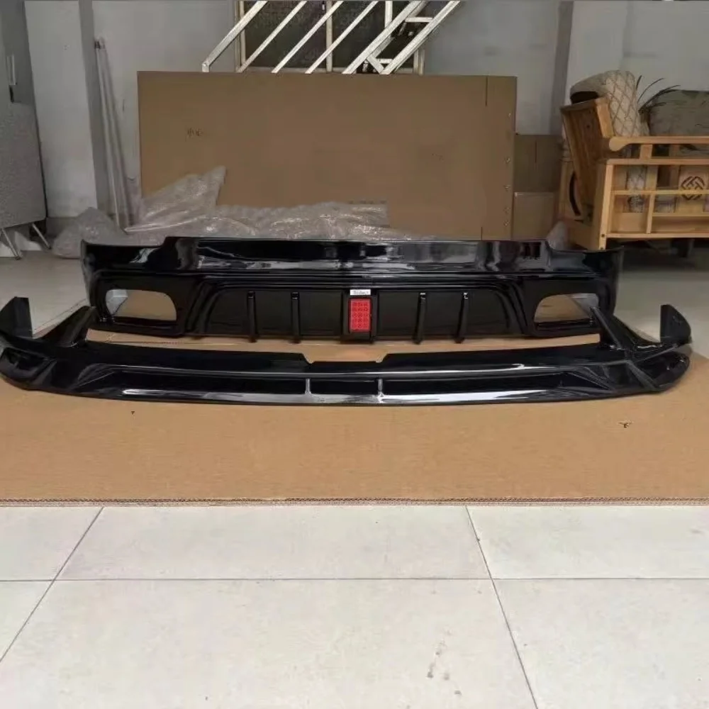 

gloss black car kit for Chery Tiggo 8 L Modified front shovel rear lip spoiler assembly ABS auto accessories