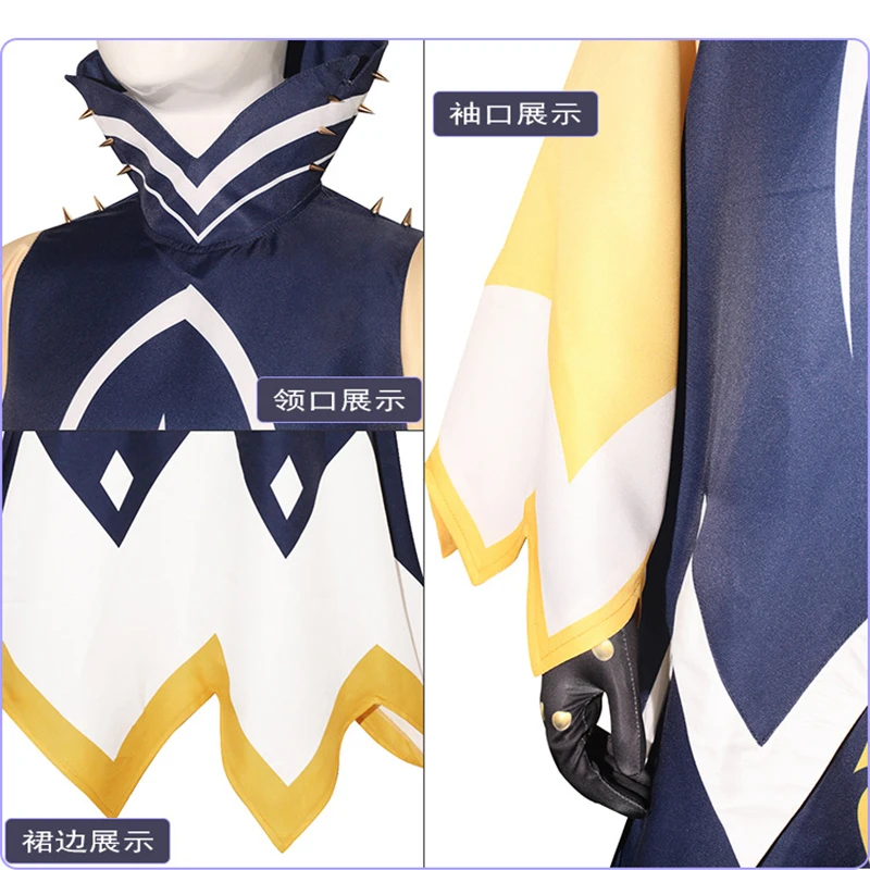 Hasbin Adam 코스프레 애니메이션 호텔 맨 첫 번째 천사 헤일로 옷 마스크 코스프레 의상 정장 코스프레 할로윈 파티 성인 남성 의상