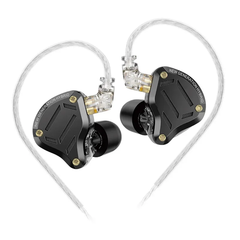 KZ ZS10 Pro 2 HIFI Metalen oortelefoon In-ear bas-oordopjes 4 niveaus Tuning-schakelaar Hoofdtelefoon 2PIN-kabel ZAS ZSX ZSNPRO AS16PRO ZS10PRO 2