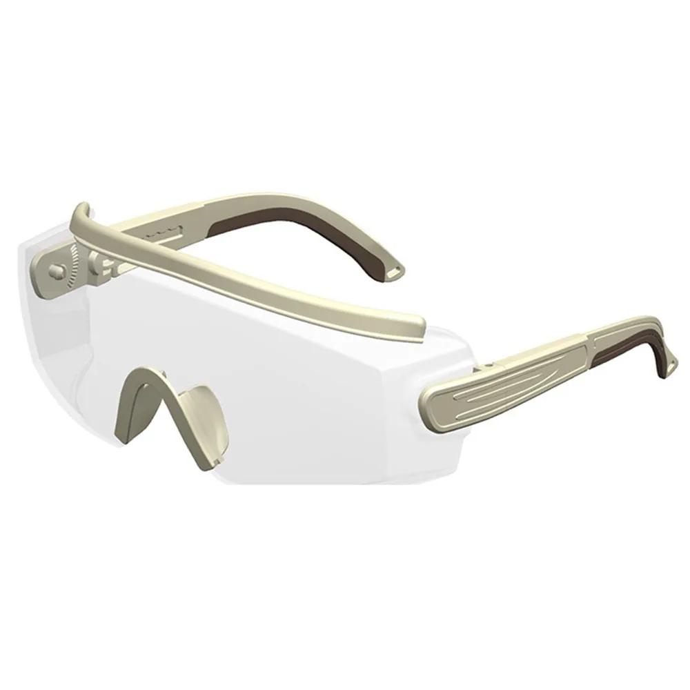 Anti Fog Dust Safety Goggles Anti-Splash Clear Eye Protection Glasses Adjustable Frame Impact Resistant