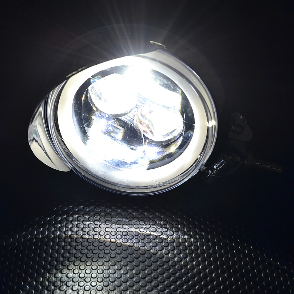 

Motorcycle Fog Light Headlight Spot Lamp For Harley Cafe Racer Bobber Chopper Cruisers Touring Custom ATV Scooter Spotlight