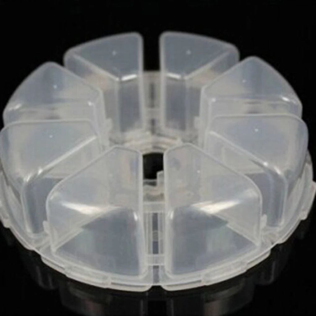 8/10/15 Grid Fishing Clear Storage Box Transparent Fish Hook Organizer Plastic Jewelry Container