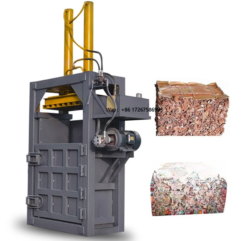 Waste carton press hydraulic baler cardboard baler packaging machine