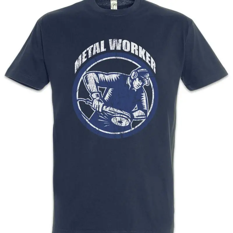 Metal Worker I T Shirt Locksmith Metalworker Builder Construction