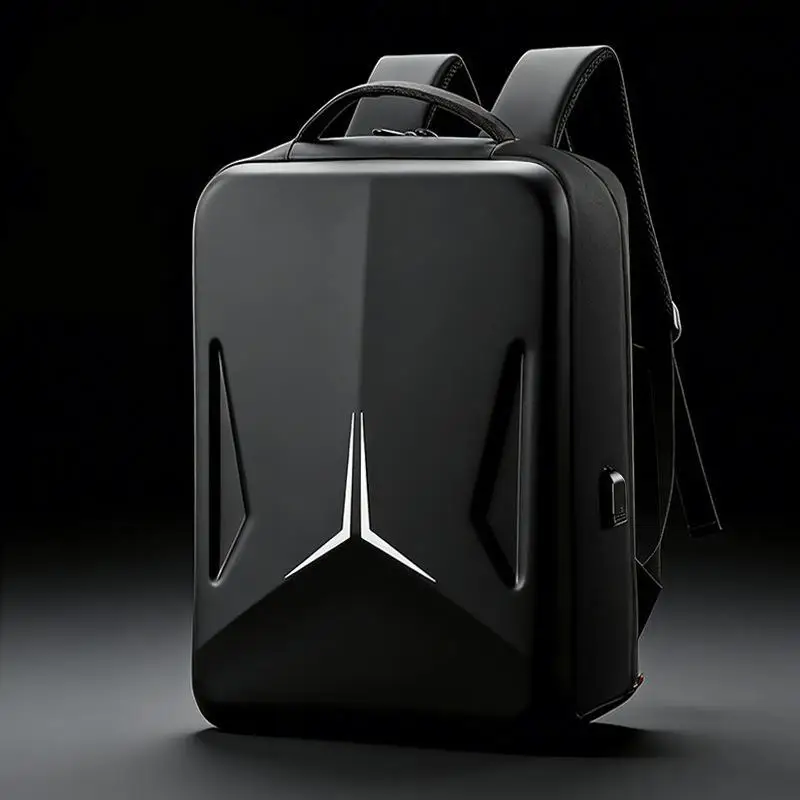 17.3 Inch Usb Hard Shell Computer Bag Large Capacity Backpack Multi-functional High-end Backpack With Charging Socket For Men