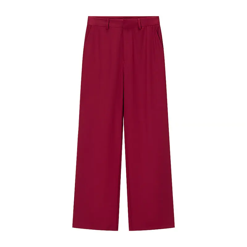 Summer 2025 Women's Faion V-ne-button Vest High Waist Long Pants Ensemble Ele Versatile ort Sve Button-Up Top