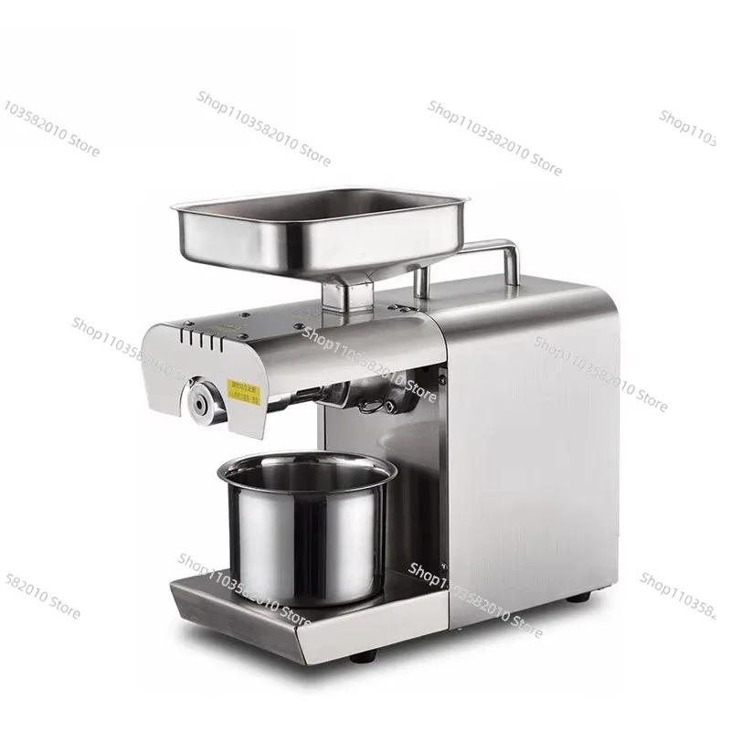 Automatic stainless steel electric spiral hydraulic press Mini olive oil press