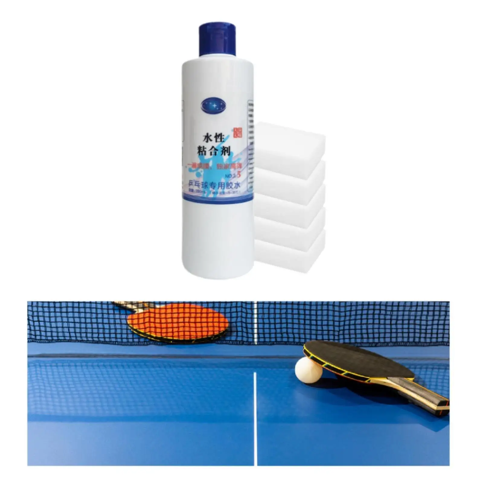 Table Tennis Racket Glue 40ml Rubber Glue for Assembling Table Tennis Paddle Increase Flexibility DIY Table Tennis Liquid Glue