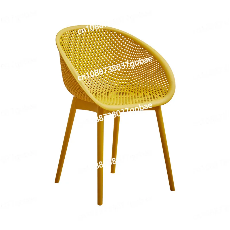 

Simple dining chair household thickened back chair