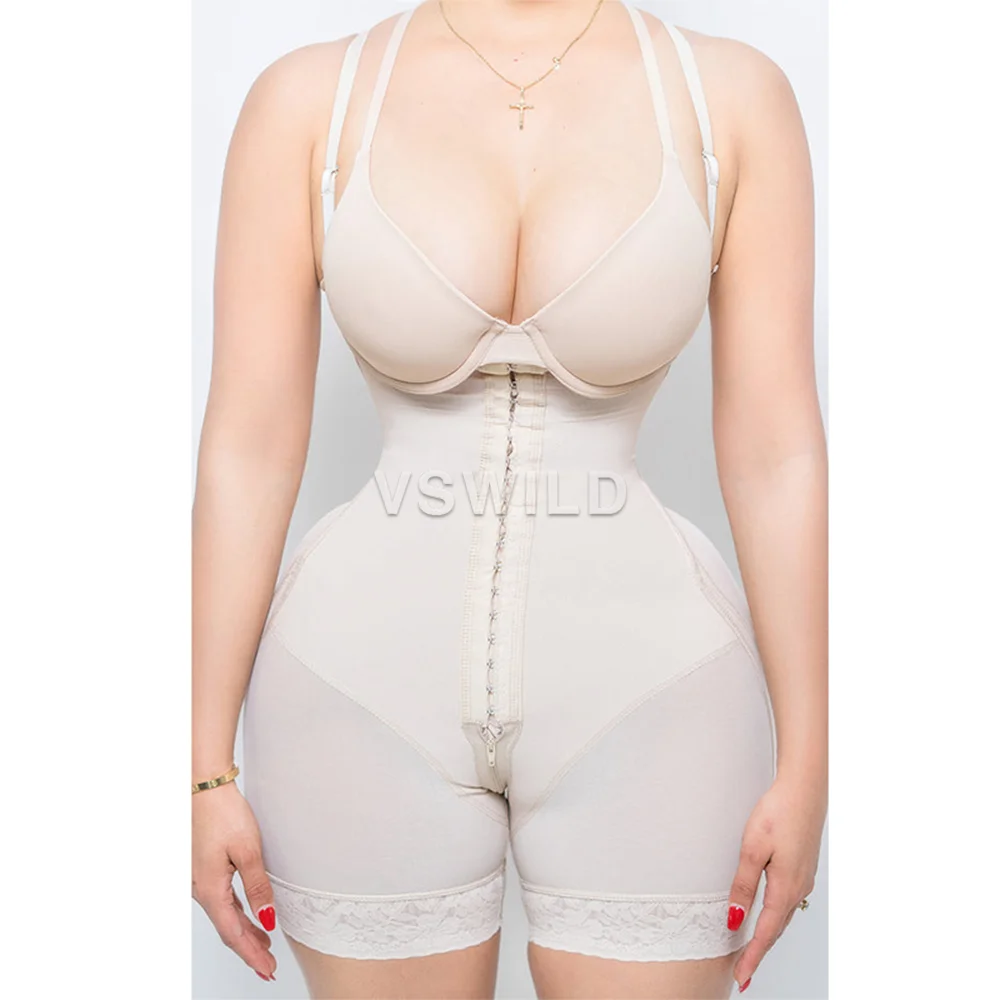 

Open Chest Sleeveless Women Shapewear Original Colombian High Compression Girdles Slimming Underwear