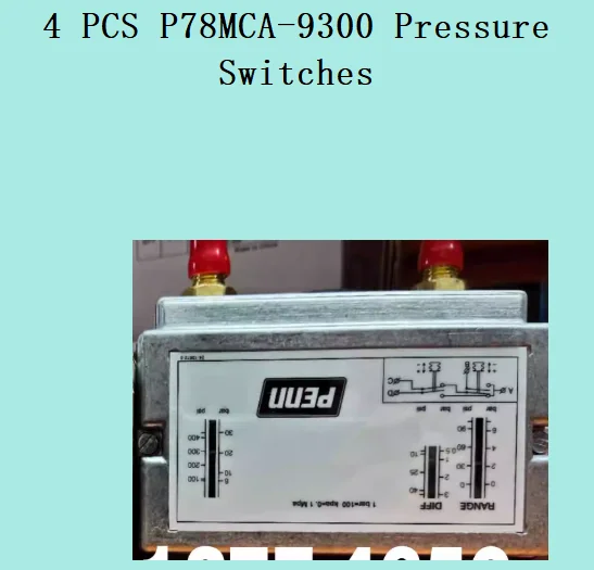 Shengyu 4 PCS P78MCA-9300 Pressure Switches