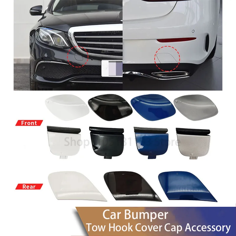 Genuine Style Tow Hook Cover Cap For Mercedes W238 E Class Coupe 2016-2023 Black Precision Fit E200 E260 E300 E350
