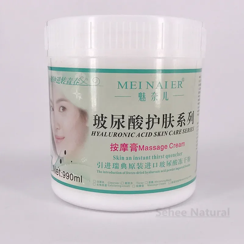 

Массажный крем для лица, салон красоты, тоник меридиана тела, увлажняющий массажный крем для лица с большой бутылкой