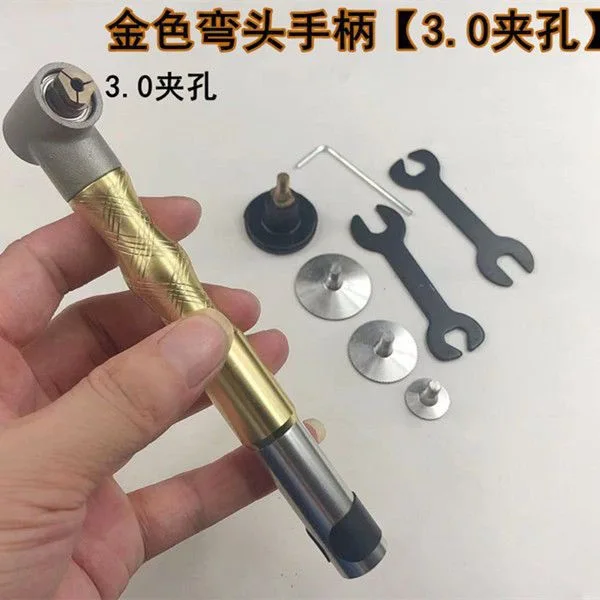 Electric 90 ° Multifunctional Elbow Grinder Die Polishing Hanging Grinder Accessories Die-saving Tools