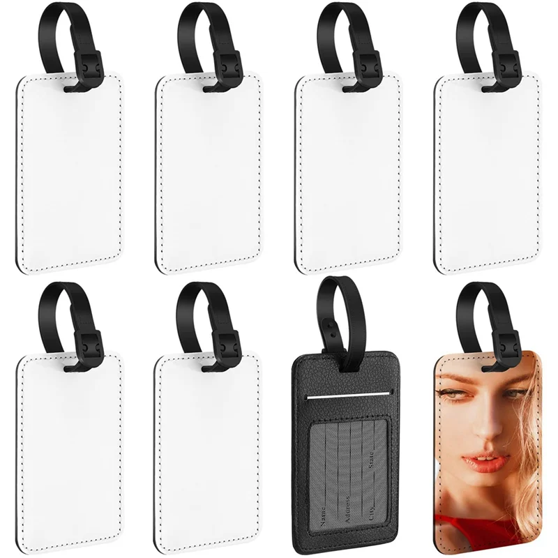 Sublimation Luggage Tags Travel ID Tags Heat Transfer Bag Tags Business ID Card Holder