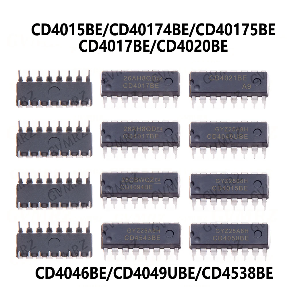 10PCS/LOT CD4052BE CD4017BE CD4511BE CD4060BE CD4094BE CD4053BE CD4028BE CD4020BE CD4051BE CD4027BE CD4040BE CD4543BE CD4518BE