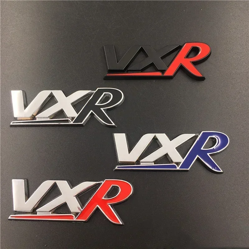 3D Metal VXR Logo Letters Car Fender Emblem TTrunk Badge Decal For Opel Corsa D E OPC Astra H Vauxhall VXR Sticker Accessories