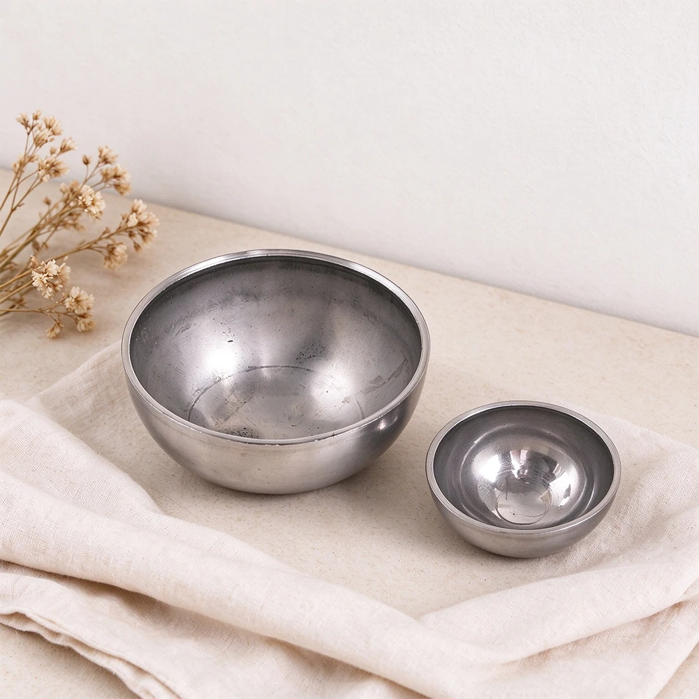 304 Stainless Steel Hemisphere Bowl 1.5mm Thick Metal Half Sphere Cup DIY Craft Round Ball Parts Desktop Decor Accessories