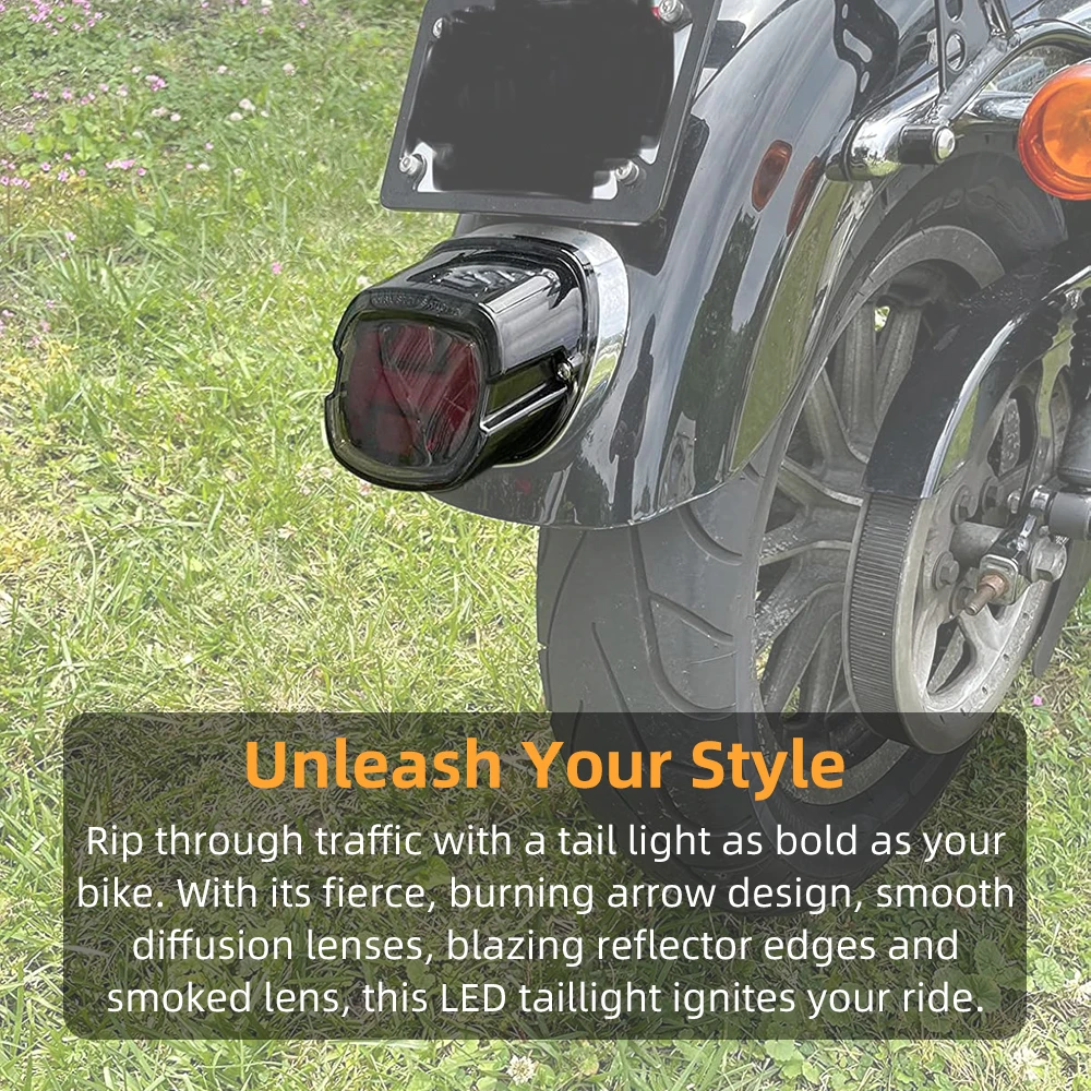 LED Tail Brake Light for Harley Sportster XL 883 1200 Dyna FXD FXDL FXDB FLD FLHTC FLSTF FLHR FXST FXSTB FLTR FLTRU Accessories