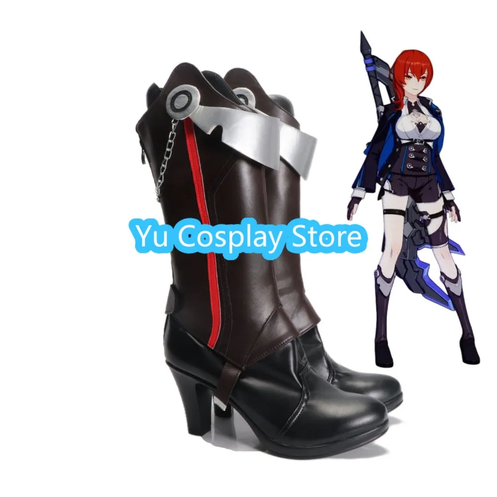 靴のカスタマイズ-honkai-impact-3-ヒメコ-アークティック-クリエムメッサー-コスプレ靴-ハロウィン-パーティー-ヴァルキリー-ブーツ