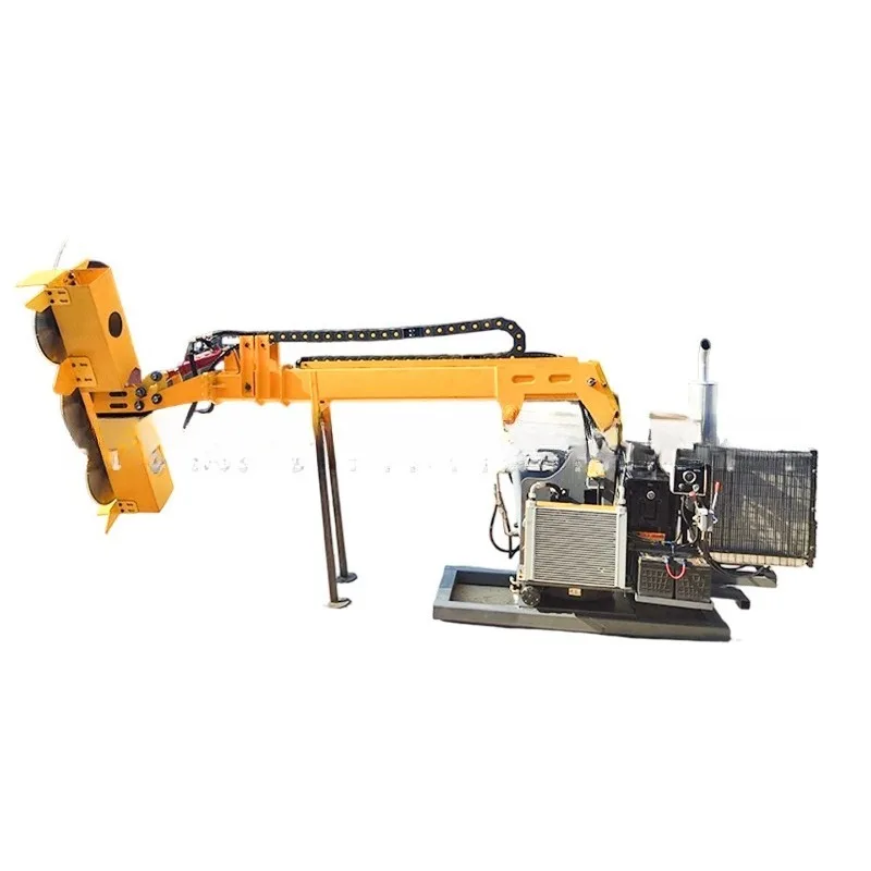Vehicle-mounted hedge trimmer High-altitude branch retractable 360-degree hedge trimmer