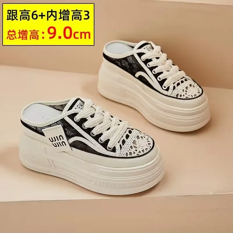 

Platform Sneakers Women Summer New Breathable Mesh Wedge Casual Sport Shoes Non slip Woman Vulcanize Shoes