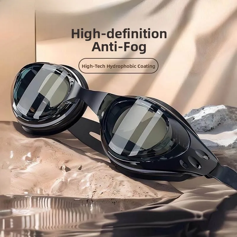 Oculos-de-natacao-masculinos-de-alta-definicao-antiembacante-a-prova-d'Agua-profissionais-com-touca-de-natacao-unissex-para-visao-clara-e-snorkeling