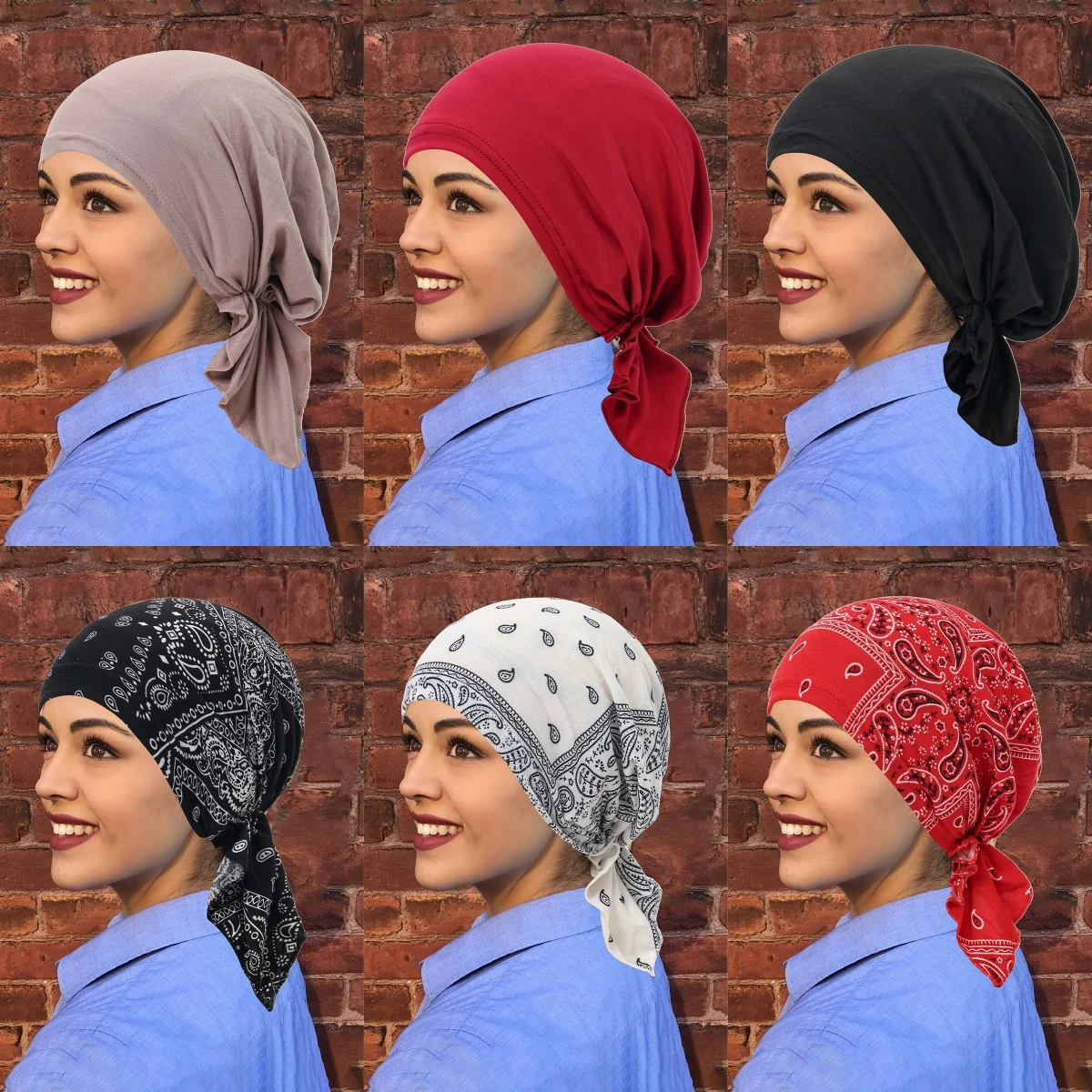 

Высококачественные женские хиджабы, эластичный тюрбан, шапочка, предварительно завязанный шарф, головной платок, химиотерапия, шарфы от рака, женские аксессуары для волос