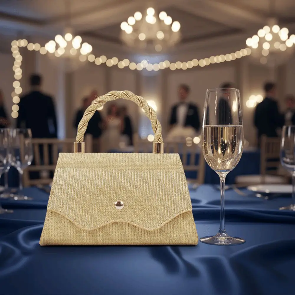 

New Pure Color Evening Bag Rhinestones Large Capacity Clutch Bag Makeup Handbag For Wedding Party