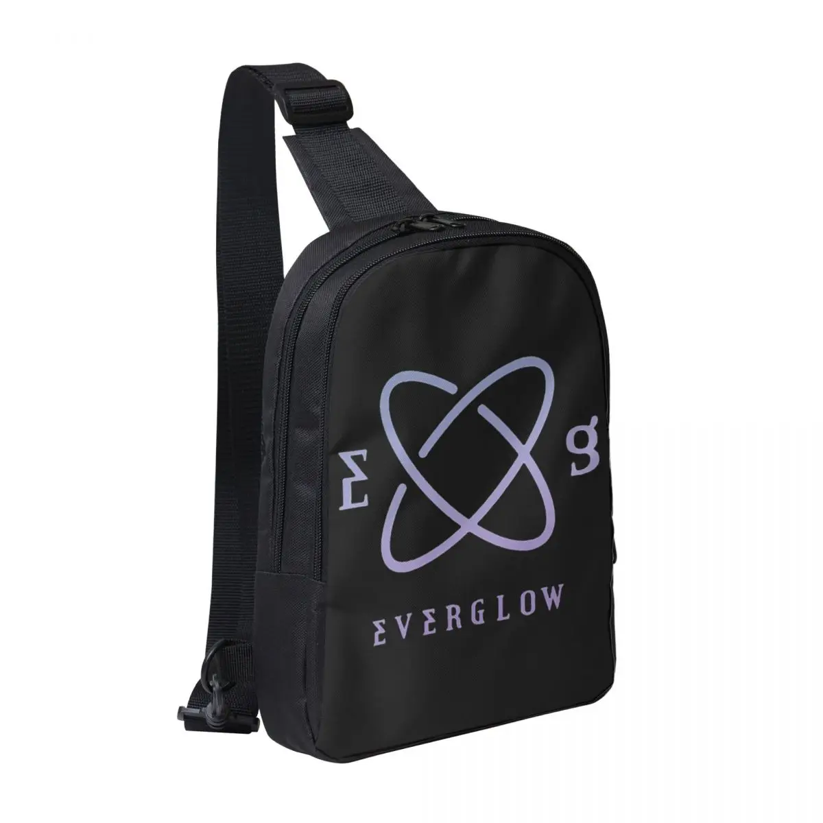 

Everglow Logo Chest Bag Men Sling Crossbody Backpack Chest Bag Travel Hiking Daypack Shoulder Bag
