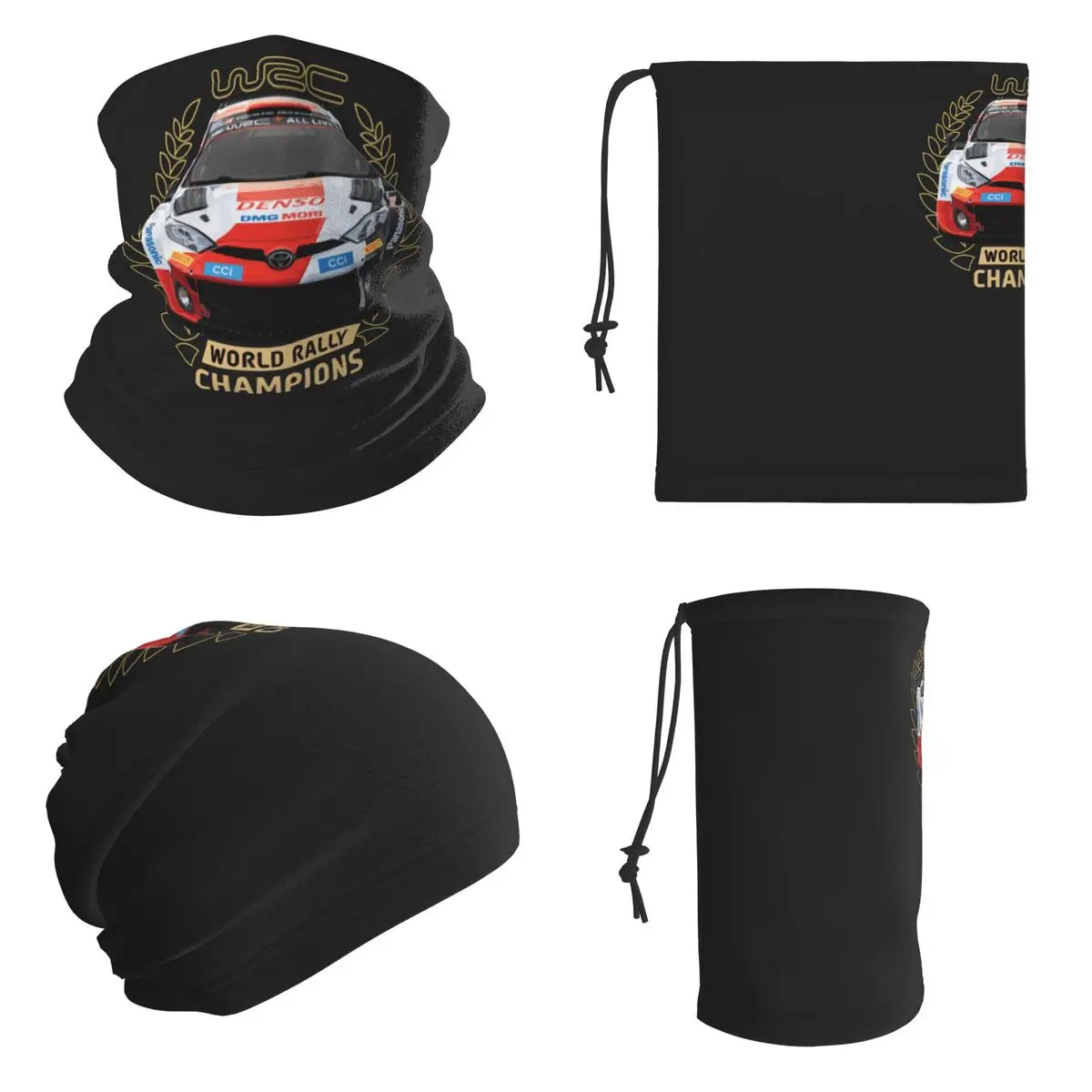 World Rally Championship WRC Bandana Neck Cover Printed Magic Scarf Warm Headband Unisex Adult Washable