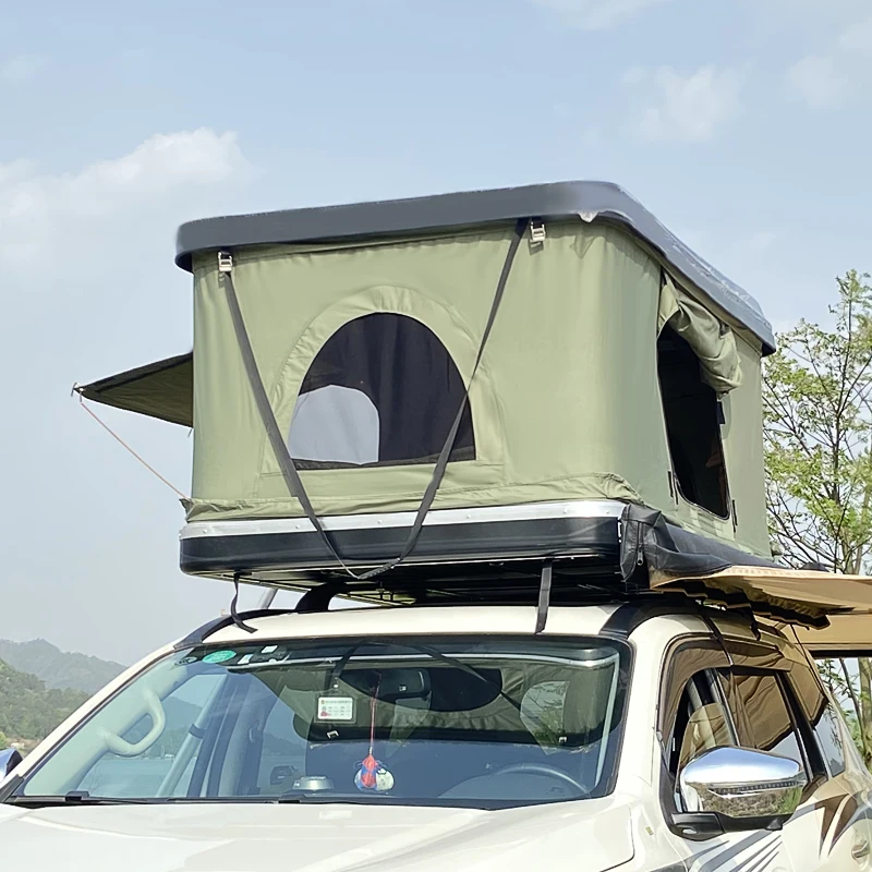 Factory Directly High Quality 4x4 Waterproof Glamping Car Rooftop Tent For 3-4 Person Outdoor Camping