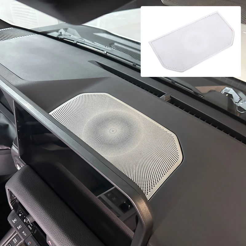 For Toyota Land Cruiser Prado LC250 2025 Automobile Dashboard Side Vent Decorative Horn Cover Speaker Net Protection Auto Parts