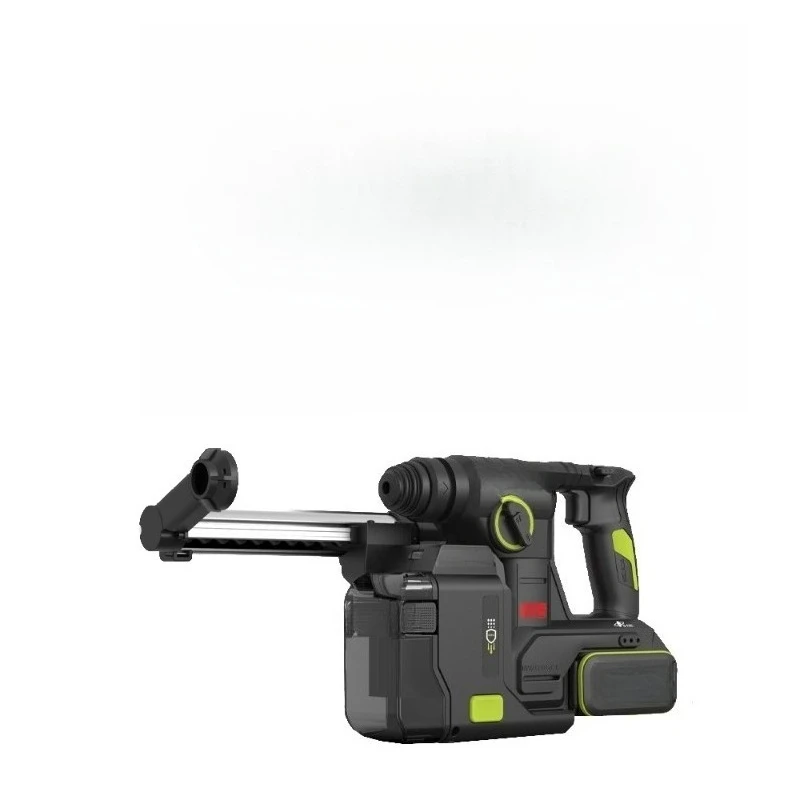 Lithium battery electric hammer impact drill dual-purpose, concrete light charging dust collection power tool