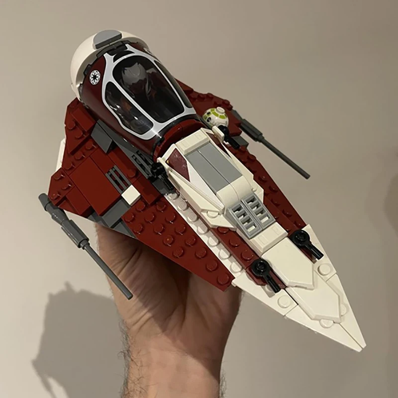 

198PCS MOC famous movie starfighter spaceship model DIY assembly building block toys children's birthday gift