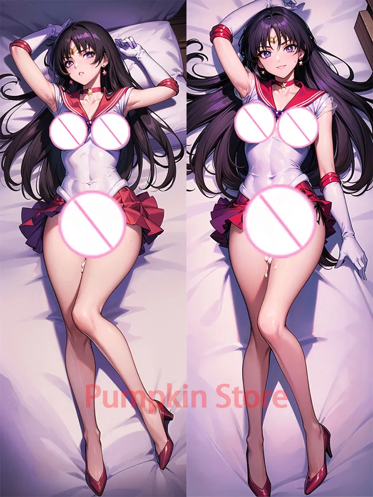 Dakimakura anime sailor mars Double-sided Print Life-size body pillows cover Adult pillowcase