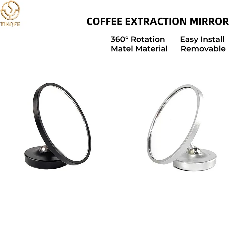 

360 Swivel Coffee Mirror. Espresso Lens With Magnetic, Coffee Reflective Flow Rate Observation Mirror, café accessoires