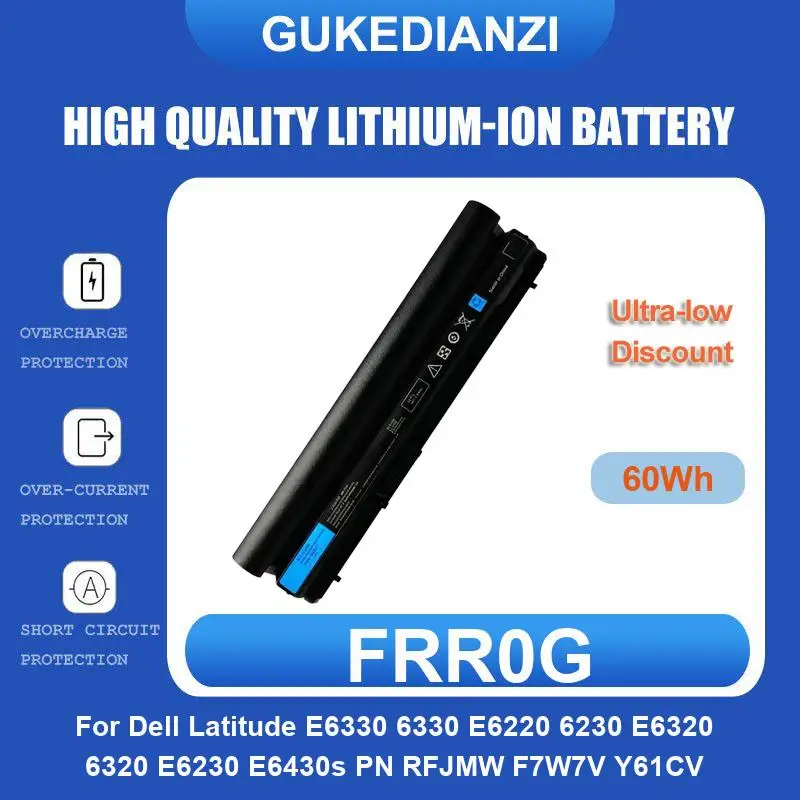 Battery For Dell Inspiron 13 15 5000 7000 Series 5570 7579 Vostro 5468 P69G 3CRH3 7378 5567 XPS 9500 9510 9520 Precision 5550 view 4