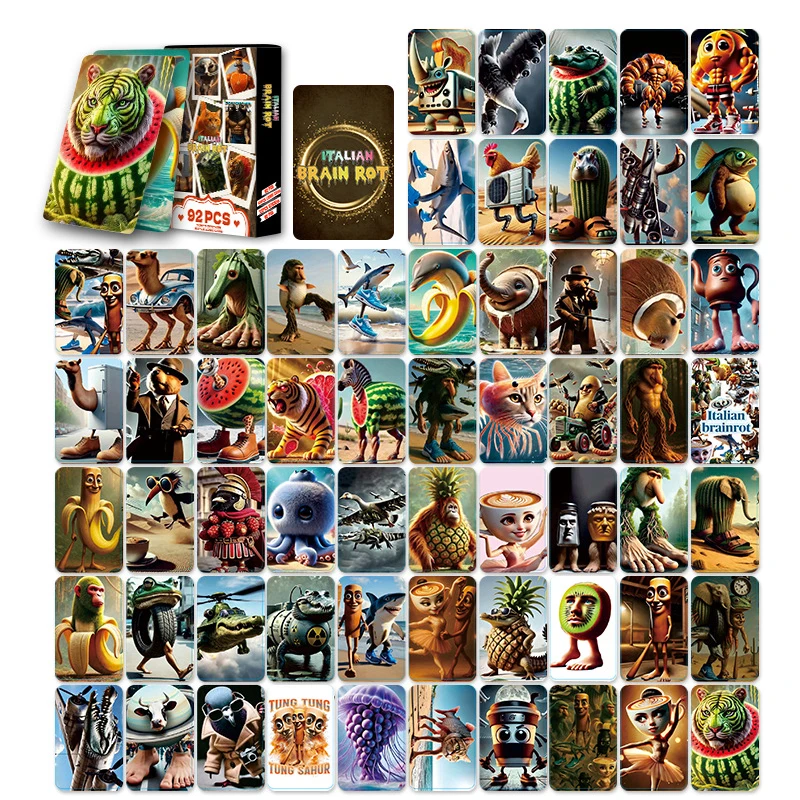 

Tralalelo Tralala Cards Toys TungTungTung Sahur Card Sahur Game Collection Cards Tralalelo Tralala shark collection cards toys ﻿