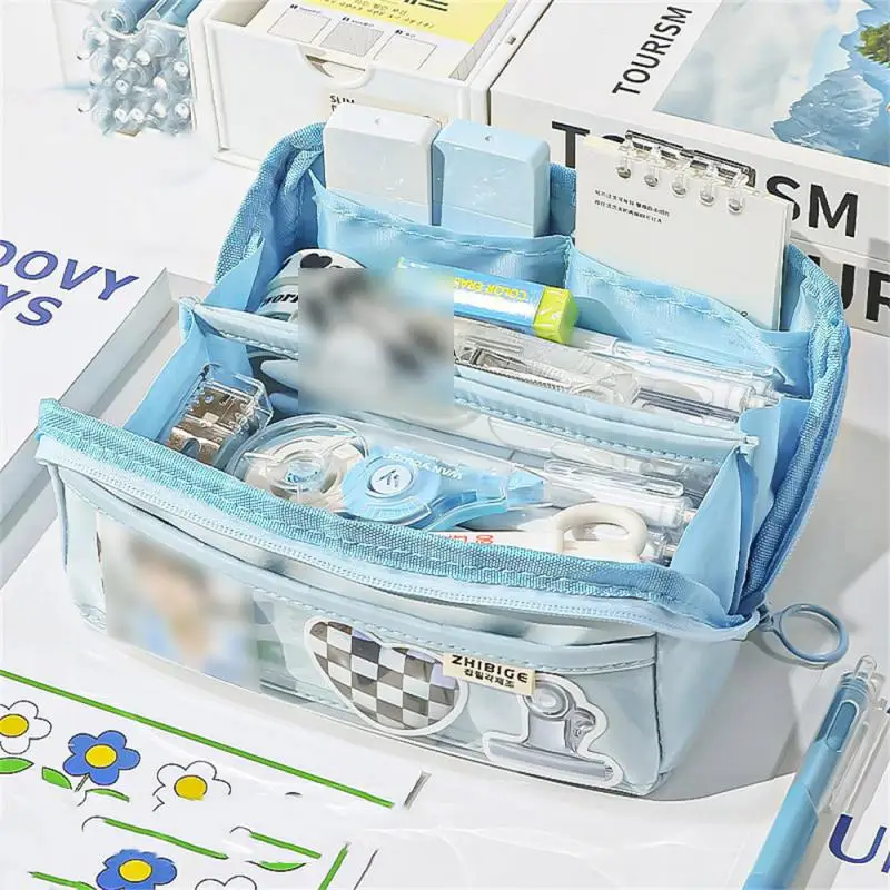Pencil Case Large Capacity Pen Case Estuches Escolares Kalemlik Astuccio Kawaii Productos Japanese Stationery Trousse Cute Bags