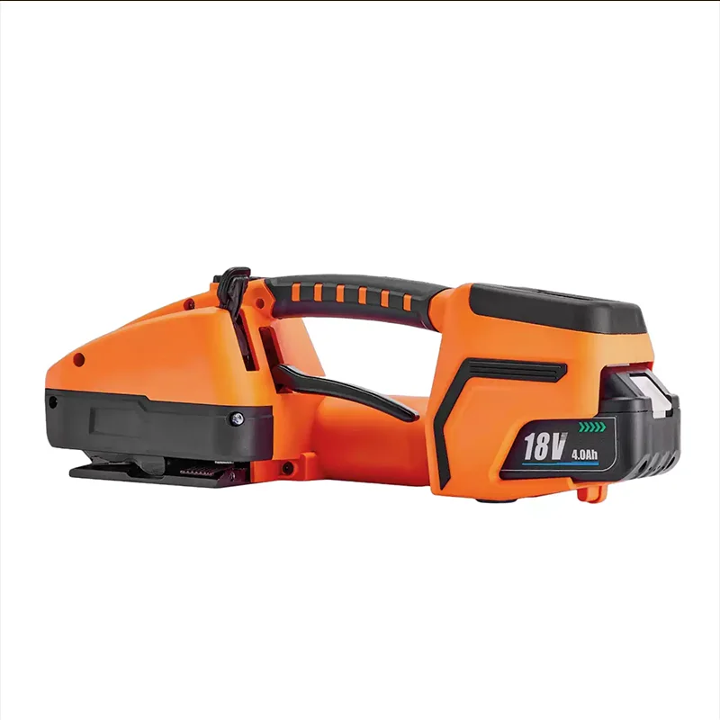 

Rechargeable Cordless Strapping Machine, Portable PET/PP Strap Tool for Logistics Warehouse Packaging