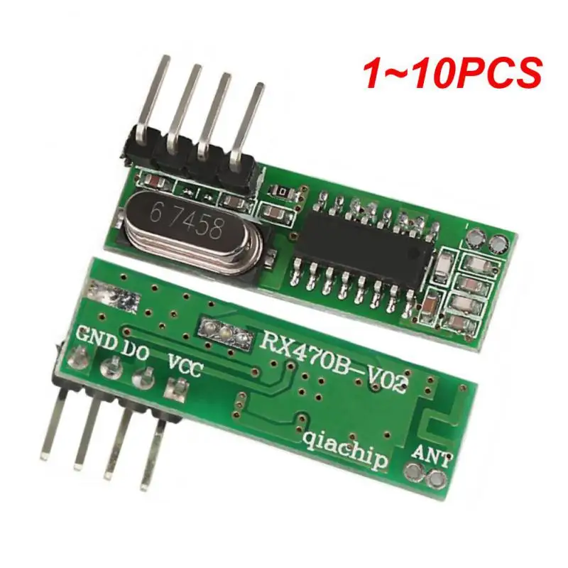 1~10PCS 433 Mhz Superheterodyne RF Receiver and Transmitter Module For Arduino Wireless Module Kit 433Mhz Remote Control