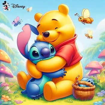Disney DIY 5D pittura diamante cartone animato Lilo & Stitch diamante ricamo mosaico arte strass decorazioni per la casa regalo per bambini